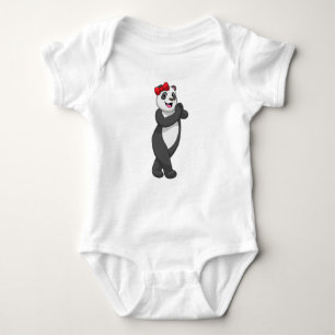 Panda med Ribbon T Shirt