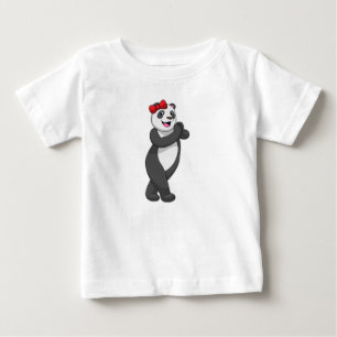 Panda med Ribbon T Shirt