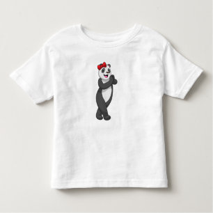 Panda med Ribbon T Shirt