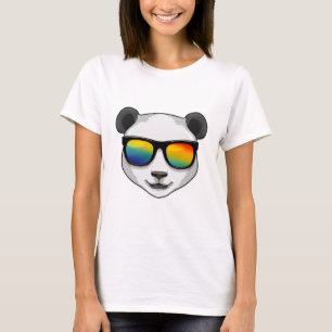 Panda med solglasögon t shirt