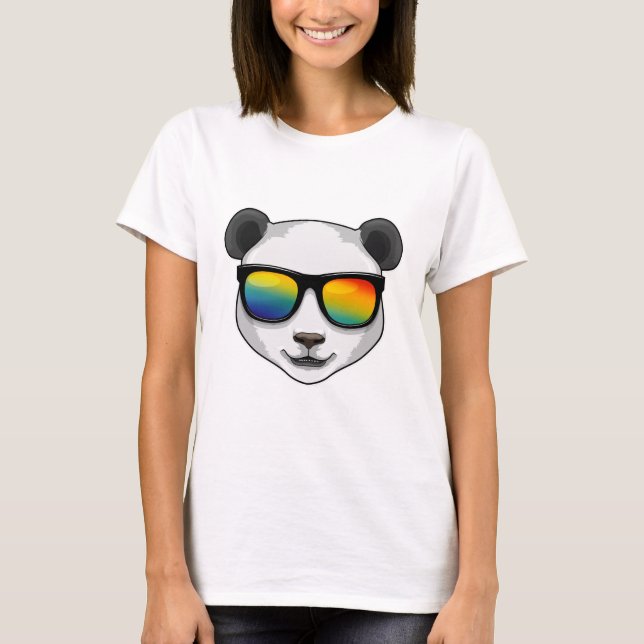Panda med solglasögon t shirt (Framsida)