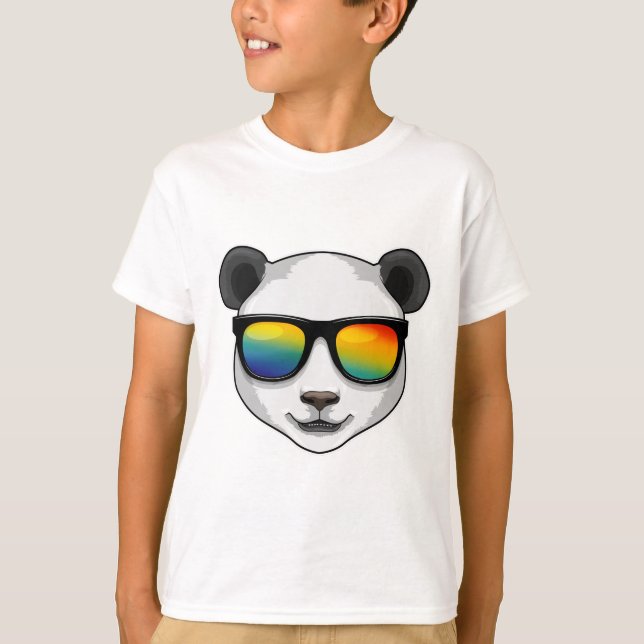 Panda med solglasögon t shirt (Framsida)