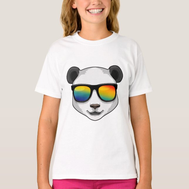 Panda med solglasögon t shirt (Framsida)