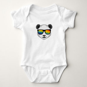 Panda med solglasögon t shirt