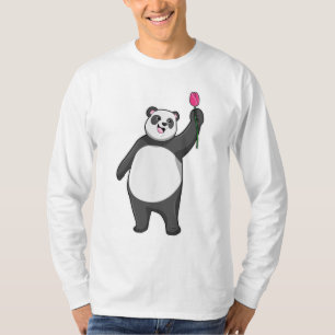 Panda med Tulip T Shirt