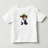 Panda med Wood vid styrkeutbildning