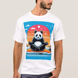 Panda Meditation Unisex T Shirt