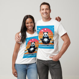 Panda Meditation Unisex T Shirt