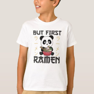 Panda men First Ramen Sweet Kawaii Noodle Pandas T Shirt