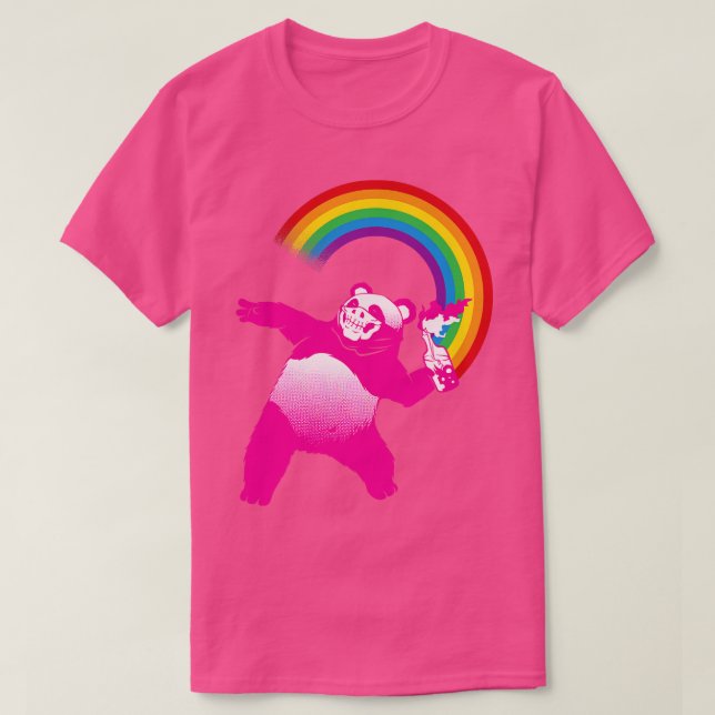Panda Molotov T Shirt (Design framsida)