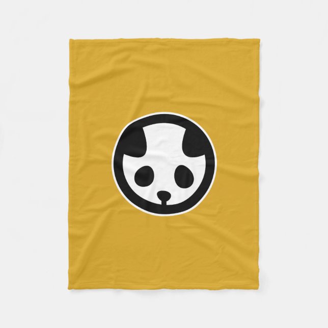 Panda mon fleecefilt (Framsidan)