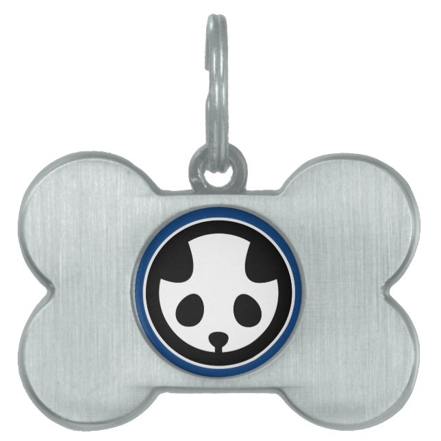 Panda mon ID-bricka husdjur (Framsidan)