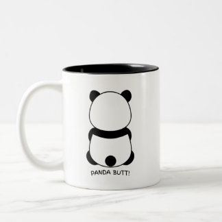 Panda-monium i Kopp! 🐼 ☕ 😂 Två-Tonad Mugg