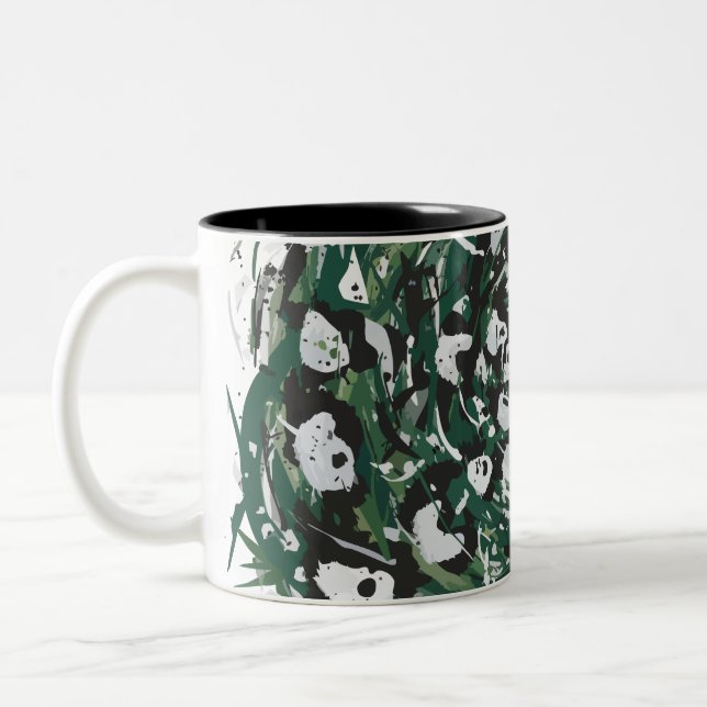 Panda-monium Två-Tonad Mugg (Vänster)