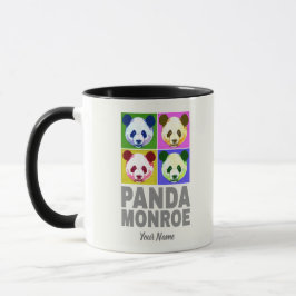Panda Monroe Bear Pop Art Porträtt Mugg