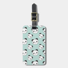Panda mönstrad bagagemärkre bagagebricka