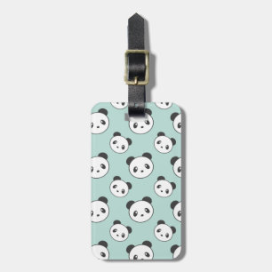 Panda mönstrad bagagemärkre bagagebricka
