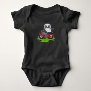 Panda Motorcykel T Shirt