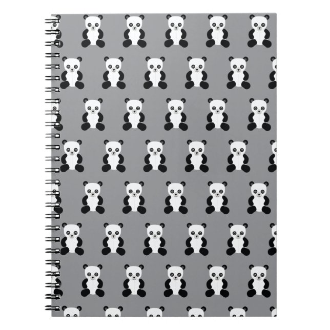 Panda Nalle - bärbar dator Anteckningsbok (Framsidan)
