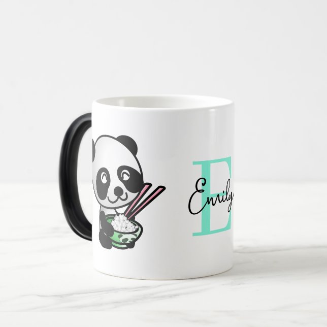 Panda Named Mug Magisk Mugg (Framsida vänster)