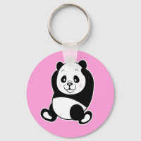 Panda-nyckelkedja