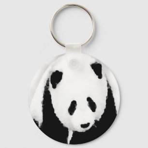 Panda-Nyckelringar för popkonst Nyckelring