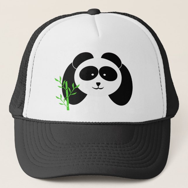 Panda och bambu keps (Framsida)