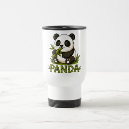 panda och bambu resemugg