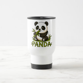 panda och bambu resemugg