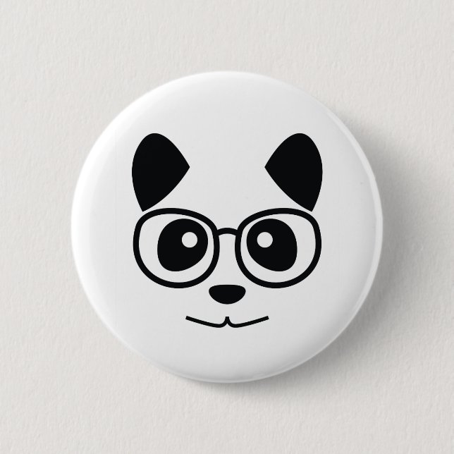 Panda och glas knapp (Framsida)