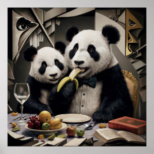 PANDA OCH SON POSTER