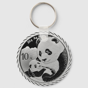 PANDA OCH UNGE COIN NYCKELRING