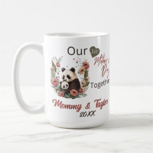 Panda och Unge, vår Mors dag tillsammans Kaffemugg