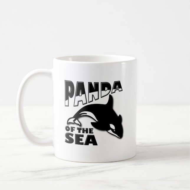 Panda of the Sea Funny Mug Kaffemugg (Vänster)