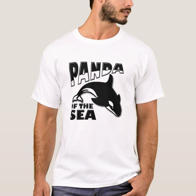 Panda of the Sea Funny Tshirt T Shirt (Framsida)