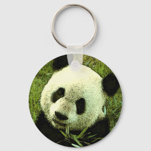 Panda Ögon Nyckelrings Nyckelring