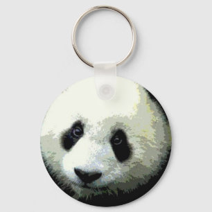 Panda Ögon Nyckelrings Nyckelring