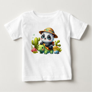 Panda om Safari Baby Äventyr Tee