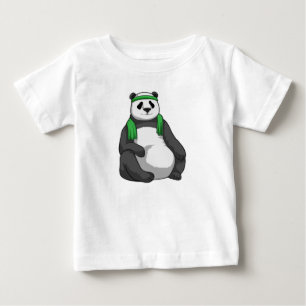 Panda på Fitness med Towel T Shirt