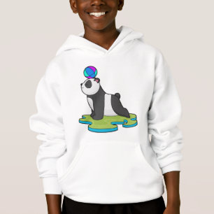 Panda på Yoga Fitness T Shirt