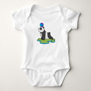 Panda på Yoga Fitness T Shirt