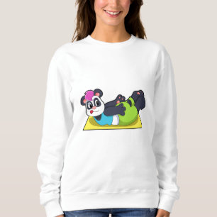 Panda på Yoga på Yoga-mattan T Shirt