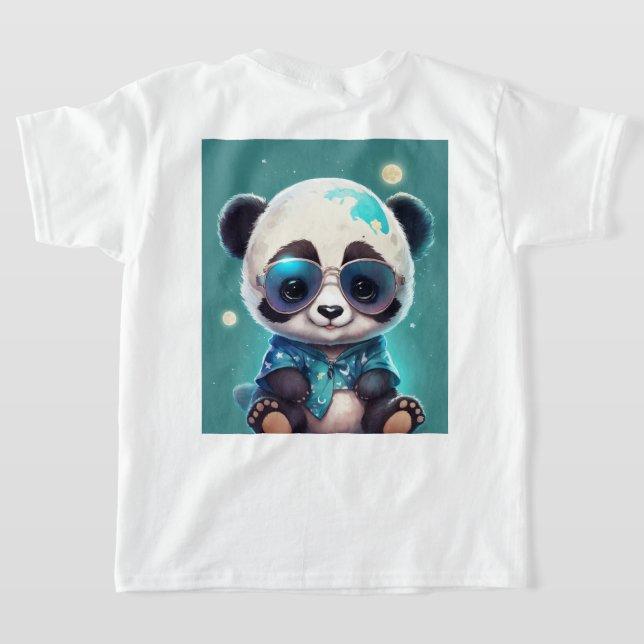 "Panda Palooza: Aditable Tee for Little Ones!" (Laydown Baksida)