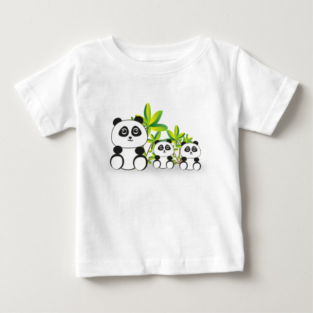 Panda, Panda Bear, Bear T Shirt (Framsida)