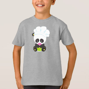 Panda, Panda, Panda med Donut T Shirt