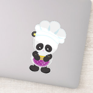 Panda, Panda, Panda med Paj, Apron Klistermärken