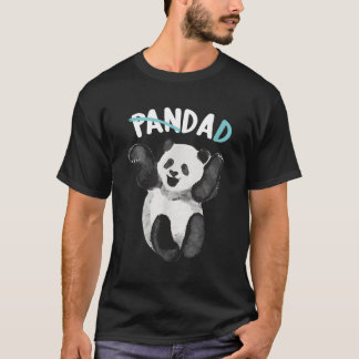 Panda Pappa Pappa Panda Bear Far Familjer T Shirt