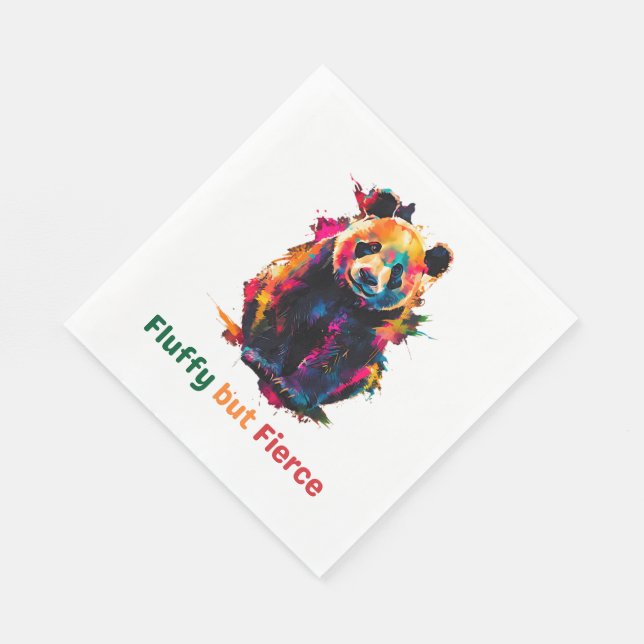 Panda Pappersservett (Hörn)