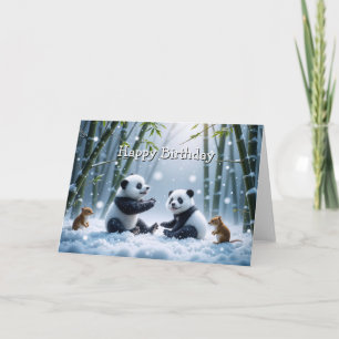 Panda Party Card Kort