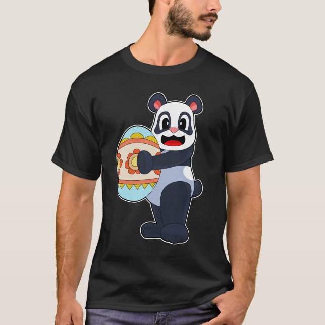 Panda Påsk Påskägg T Shirt (Framsida)